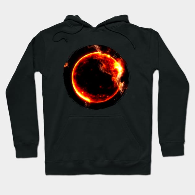 April 8, 2024 Totality Solar Eclipse Hoodie by Little Duck Designs